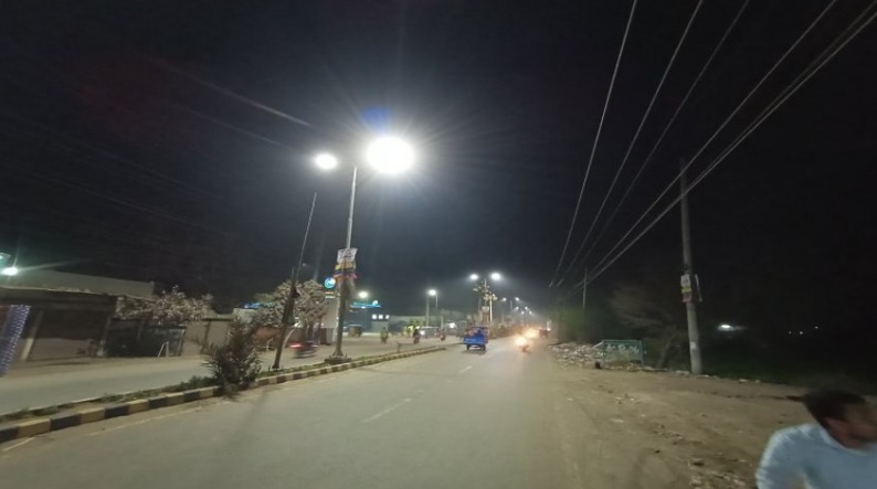 Installation of Lights in Jinnah Park