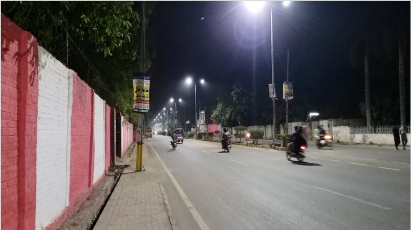 Street light (LED-120 watt)  at Samundry road