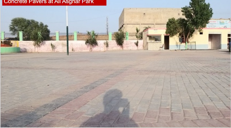 Concrete Pavers at Ali Asghar Park