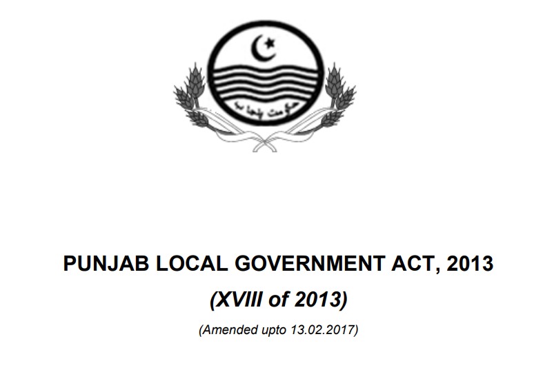 Punjab Local Govt Act 2013   